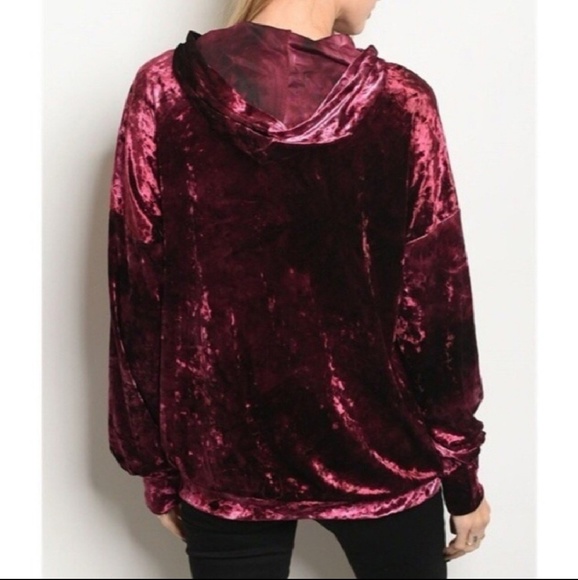 Velvet Merlot Pullover Hoody - Picture 2 of 4